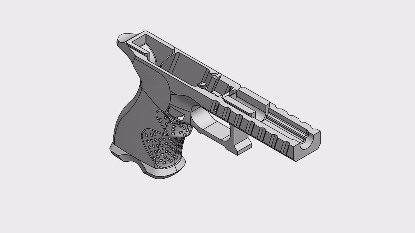 cad image gun